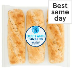 Heat & Eat White Baguette 3 Pack