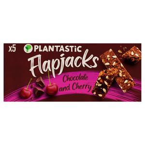 Plantastic Chocolate & Cherry Flapjacks X5