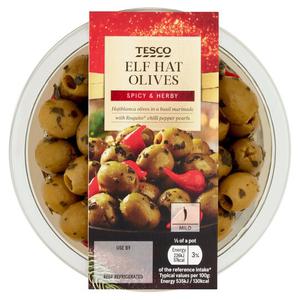 Tesco Elf Hat Olives 220G