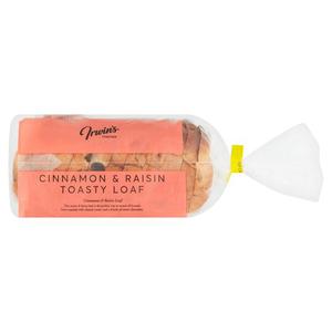 Local Irwins Irwin's Together Cinnamon & Raisin Toasty Loaf 450G