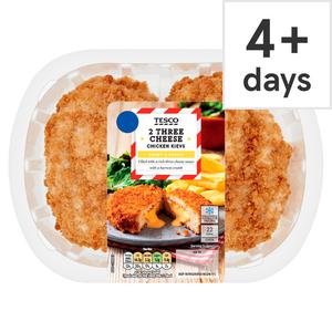 Tesco 2 Three Cheese Chicken Kievs 260G