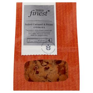 Tesco Finest 4 Salted Caramel & Pecan Cookies