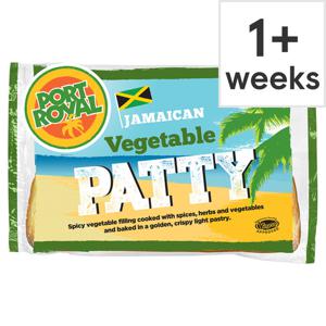 Port Royal Mixed Vegetable Jamaican Patty 140G