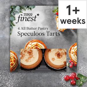 Tesco Finest 4 All Butter Pastry Speculoos Tarts