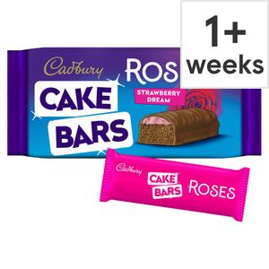 Cadbury Roses Strawberry Cake Bar 5 Pack