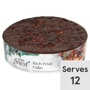 Tesco Finest Rich Fruit Cake 800G