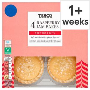 Tesco 4 Raspberry Jam Bakes