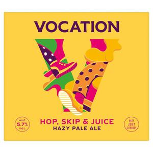 Vocation Brewery Vocation Hop Skip & Juice Hazy Pale Ale 4X440ml