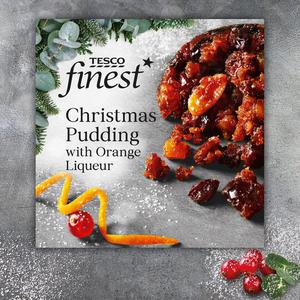 Tesco Finest Christmas Pudding Orange Liquor 100G