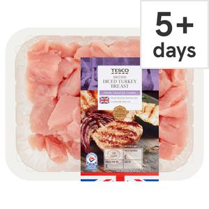 Tesco Fresh Diced Turkey Breast 500G