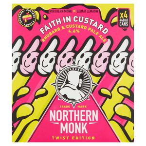 Northern Monk Rhubarb & Custard Pale Ale 4X440ml