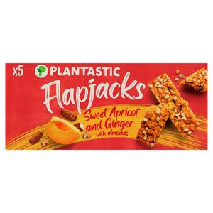 Plantastic Sweet Apricot & Ginger With Almond Flapjack X5