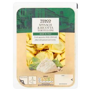 Tesco Spinach & Ricotta Tortelloni 300G