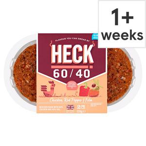 Heck 60/40 Chicken Red Pepper & Feta Burgers 2 Pack 228G