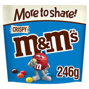 M&M'S M&M Crispy More To Share Chocolate Pouch 246G