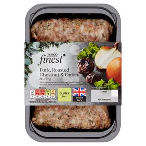 Tesco Finest Pork Roasted Chestnut Onion Stuffing 350G