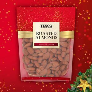 Tesco Roasted Almonds 225G