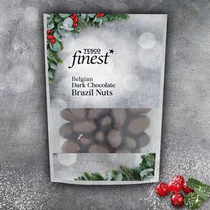 Tesco Finest Belgian Chocolate Brazil Nuts 225G