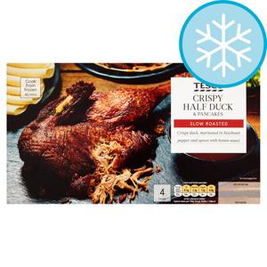 Tesco Crispy Half Duck & Pancakes 530G