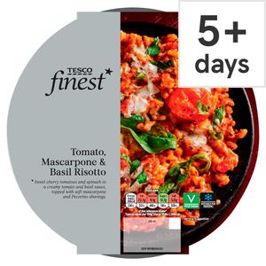 Tesco Finest Tomato & Mascarpone & Basil Risotto 450G