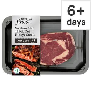 Tesco Finest Thick Cut Ribeye Steak 350G