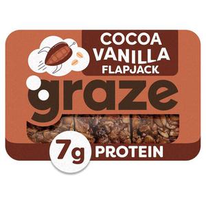 Graze Cocoa & Vanilla Protein Flapjack 53G