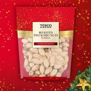 Tesco Roasted Pistachio Nuts In Shell 200G