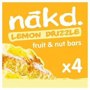 Nakd Lemon Drizzle Bars 4X35g