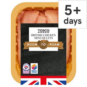 Tesco Room To Roam British Chicken Mini Fillets 400G