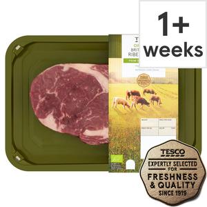 Tesco Organic Beef Ribeye Steak