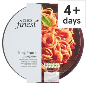 Tesco Finest King Prawn Linguine 400G