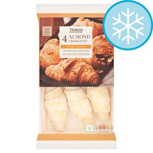 Tesco 4 Almond Croissants 322G 322G