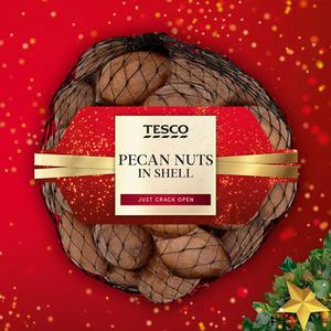 Tesco Pecan Nuts In Shell 300G