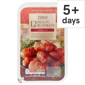 Tesco 12* Pigs In Blankets 150G