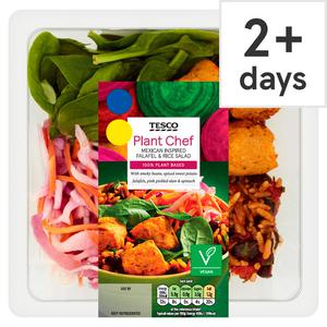 Tesco Plant Chef T.P/Chef Mexican Inspired Falafel & Rice Salad 235G