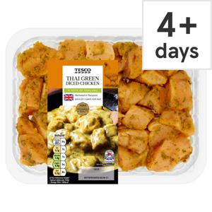 Tesco Thai Green Diced Chicken 350G