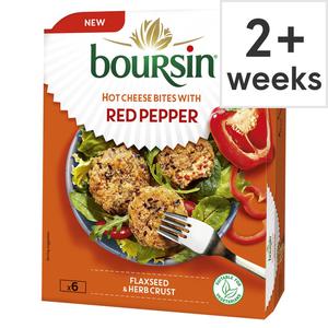 Boursin Hot Cheese Bites With Red Pepper 6X25g