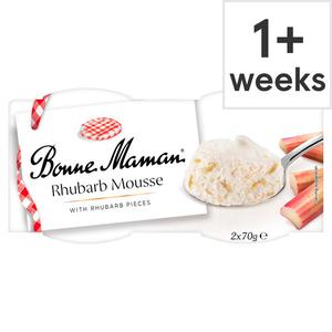 Andros Bonne Maman Rhubarb Mousse 2X70g