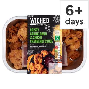 Wicked Kitchen Crispy Cauliflower & Spiced Cranberry Sauce 325G