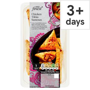 Tesco Finest Chicken Tikka Samosa 4 Pack 96G