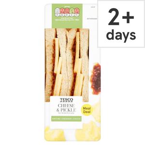 Tesco Cheese & Pickle Sandwich