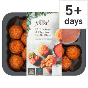 Tesco Finest 12 Chicken & Chorizo Paella Bites 280G