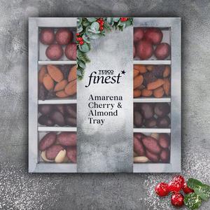 Tesco Finest Amarena Cherry & Almond Tray 290G