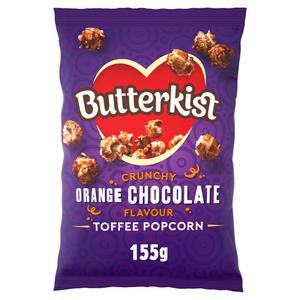 Butterkist Orange Chocolate Flavour Toffee Popcorn 155G