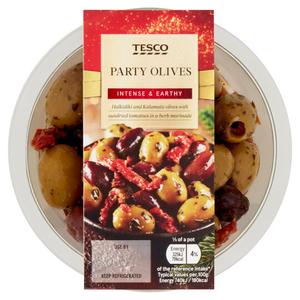 Tesco Party Olives 220G