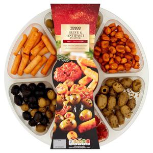 Tesco Olive & Antipasti Party Platter 550G