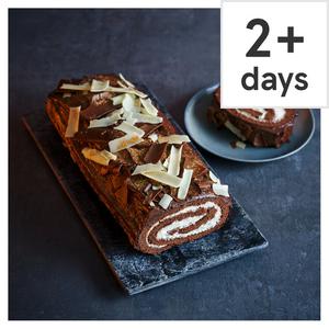 Tesco Chocolate Yule Log Serves 10