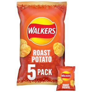 Walkers Roast Potato Multipack Crisps 5X25g