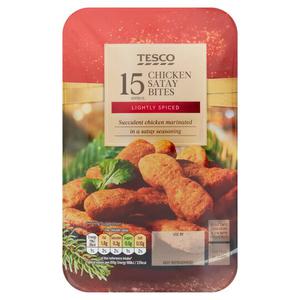 Tesco 15 Chicken Satay Bites 180G