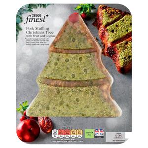 Tesco Finest Pork Stuffing Christmas Tree 400G